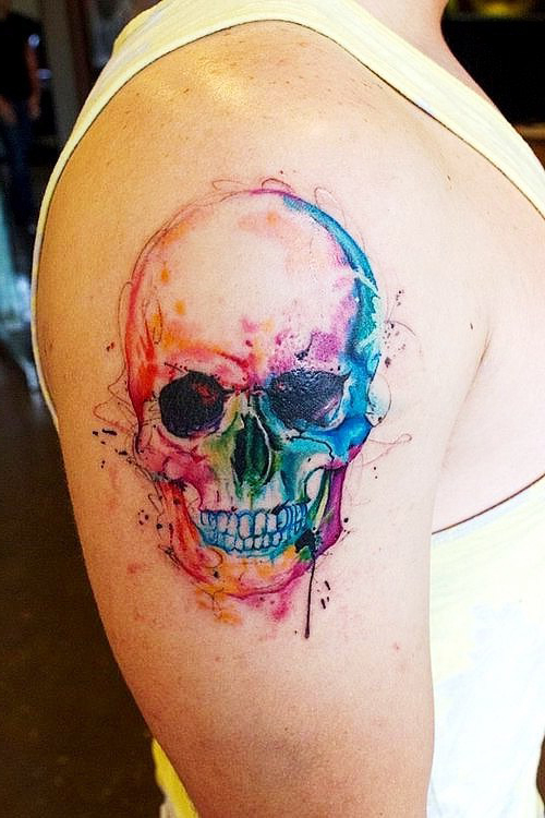 Evil Smile Skull tattoo | Best Tattoo Ideas Gallery