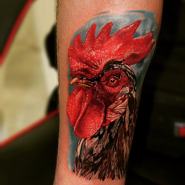 Realistic Rooster tattoo | Best Tattoo Ideas Gallery