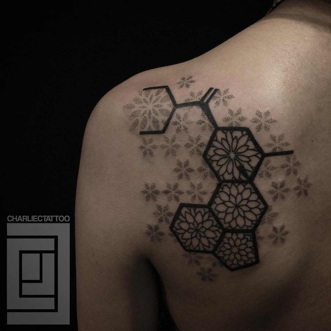 Molecular Structure Tattoo | Best Tattoo Ideas Gallery