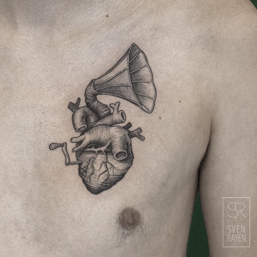 Music Heart Tattoo | Best Tattoo Ideas Gallery