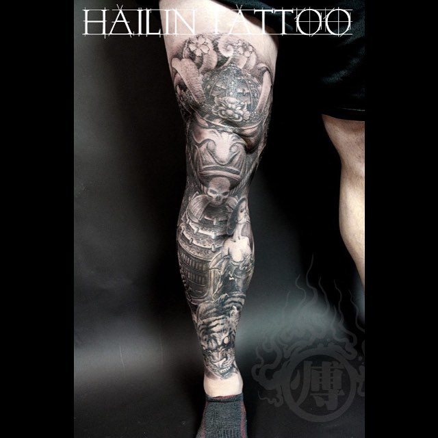 Leg Tattoo Sleeve  Best Tattoo Ideas Gallery