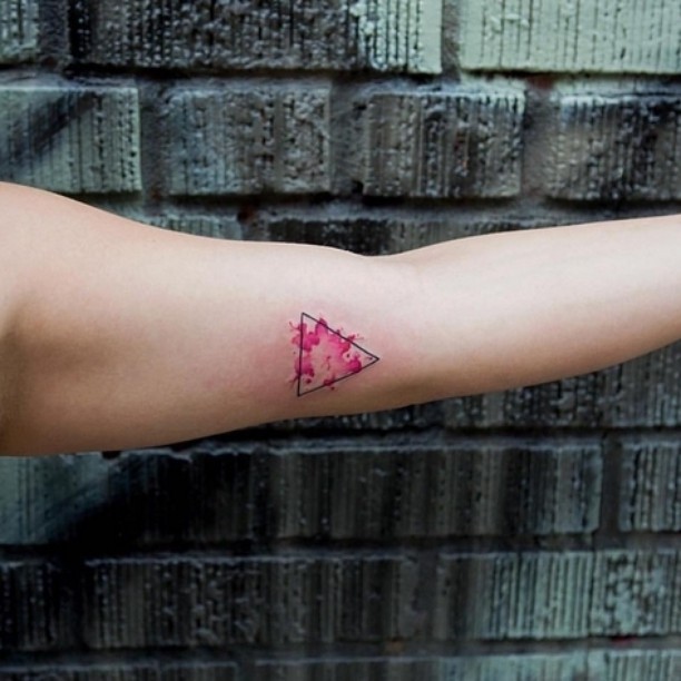 Pink Triangle Tattoo | Best Tattoo Ideas Gallery