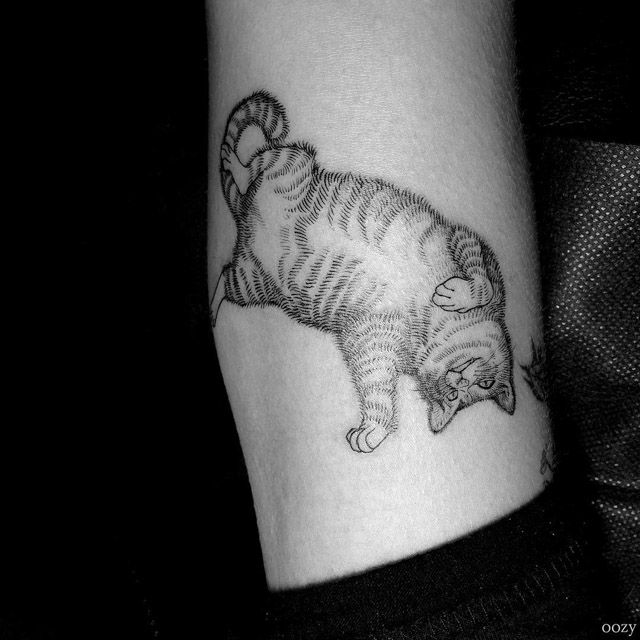 Fat Cat Tattoo | Best Tattoo Ideas Gallery