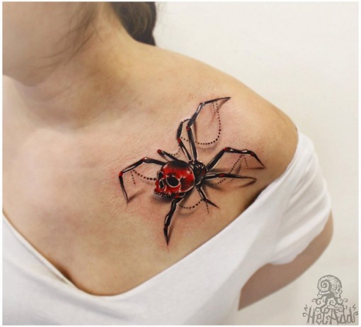 Spider Tattoo 3D | Best Tattoo Ideas Gallery