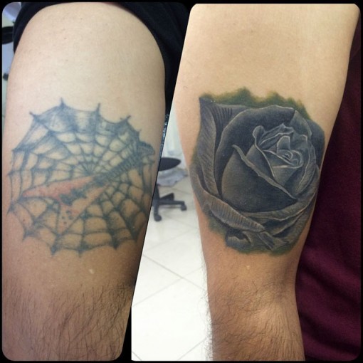 Dark Rose Tattoo Cover Up | Best Tattoo Ideas Gallery