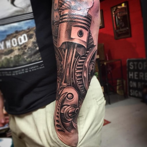 16+ [ Diesel Mechanic Tattoos ] | Forearm Sleeve Tattoos ...