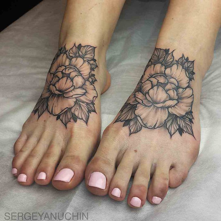Flower Tattoos on Feet | Best Tattoo Ideas Gallery