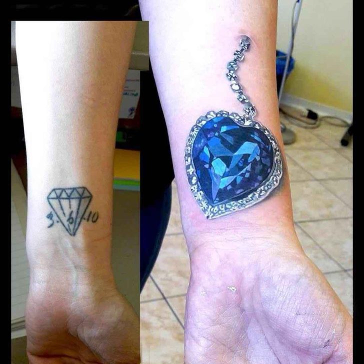 Wrist Cover Up Tattoo Dimond | Best Tattoo Ideas Gallery