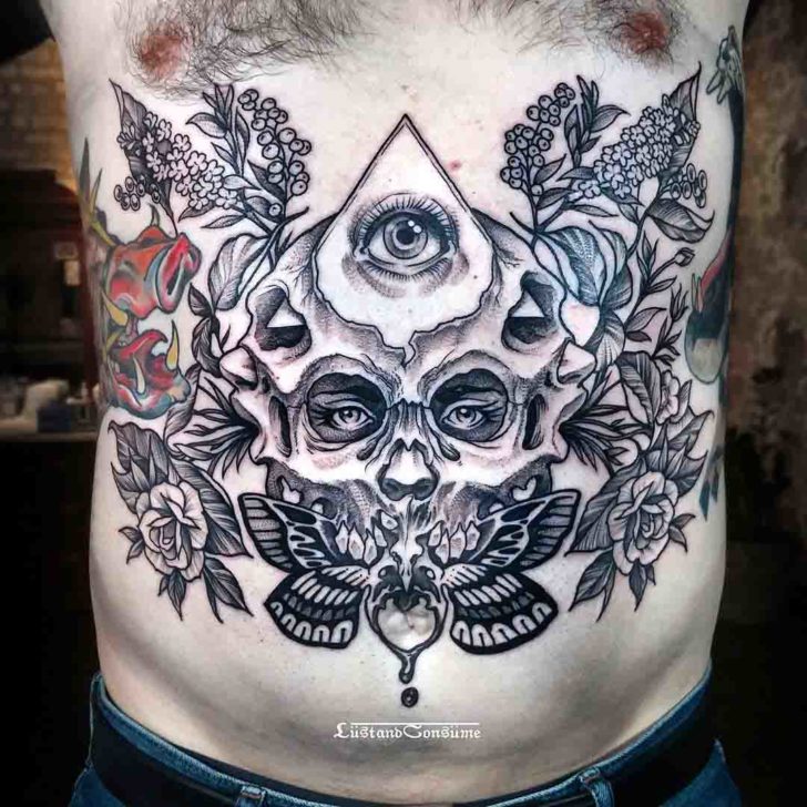 38 Best Female and Male Stomach Tattoos