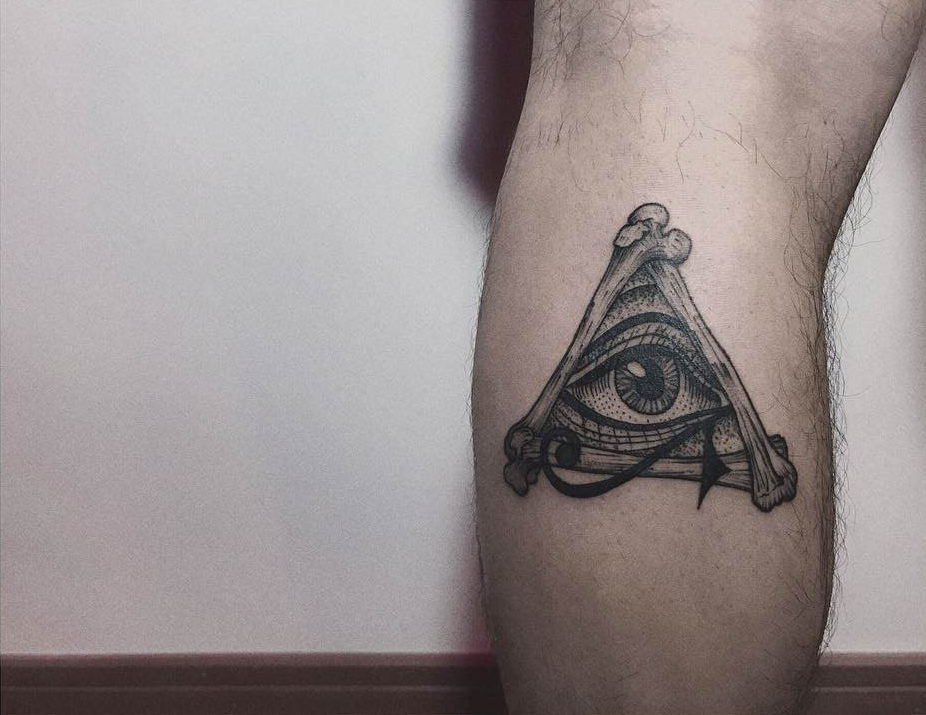 Bone Triangle Eye Tattoo | Best Tattoo Ideas Gallery