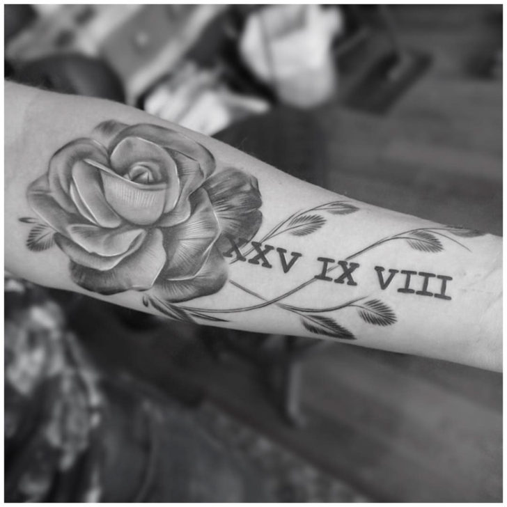 Date Rose Tattoo on Arm | Best Tattoo Ideas Gallery