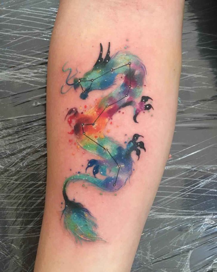 Draco Constellation Tattoo | Best Tattoo Ideas Gallery