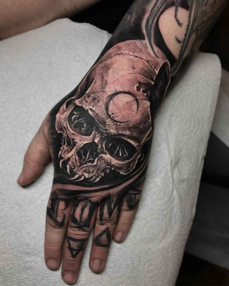 Skull Tattoos on Hands Best Tattoo Ideas Gallery