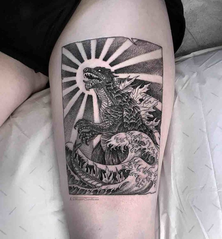 Godzilla Tattoo Oriental | Best Tattoo Ideas Gallery