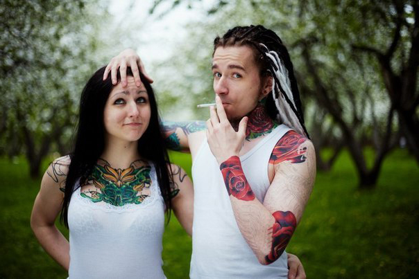 Funny couple tattoos