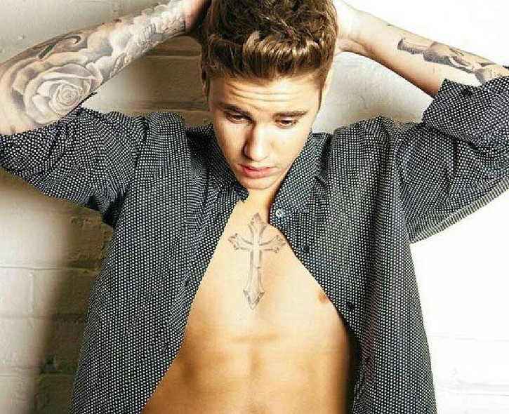 Justin Bieber tattoo chest and stomach - Best Tattoo Ideas Gallery