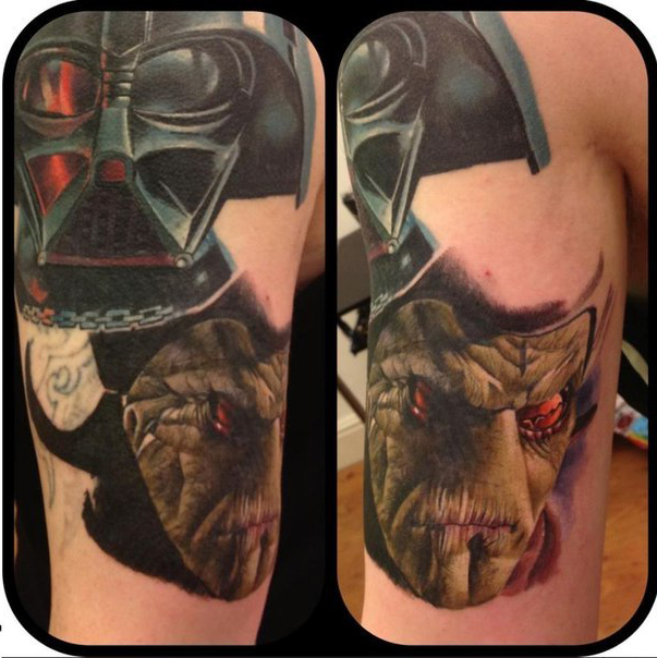 Trade Federation Star Wars tattoo