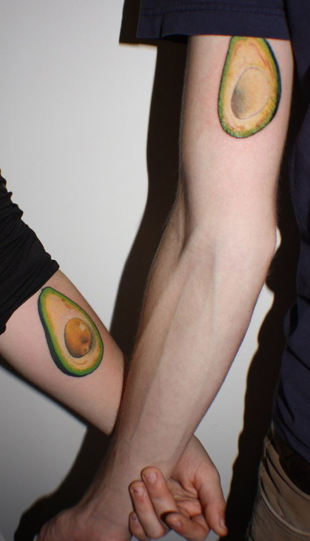 Avocado Couple tattoo