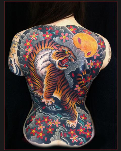 Growling Tiger Japanese Tattoo By Chapel Tattoo Best