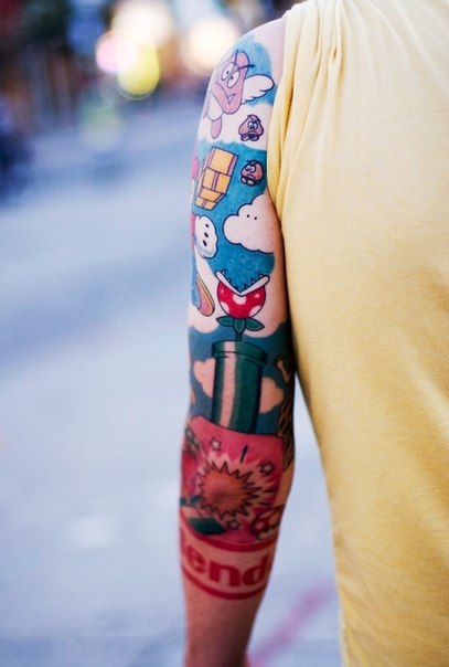 Mario tattoo  Mario tattoo added a new photo