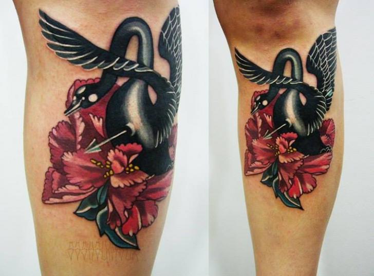 Black Swan tattoo by Sasha Unisex