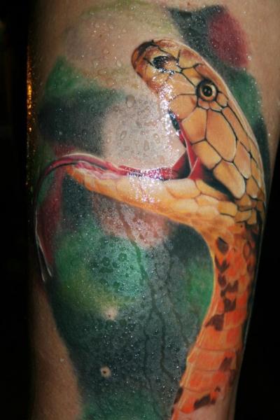 Deatailed Scales Realistic Snake tattoo by Piranha Tattoo Supplies