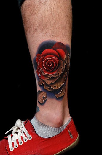 Elaborate Chiaroscuro Tattoos by Makkala Rose Burst With Ripe Fruit and  Blossoming Flowers  Colossal