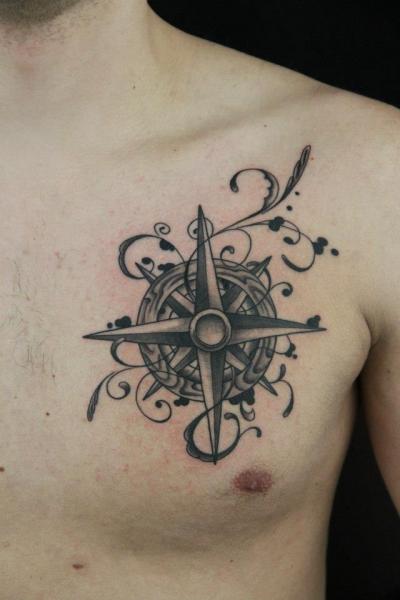 North Star Graphic tattoo by Skin Deep Art