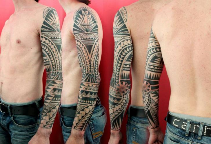 50 Traditional Elbow Tattoos For Men 2023  Tribal Designs