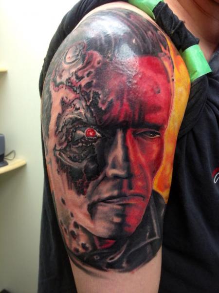 Terminator tattoo by Tantrix Body Art