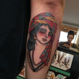 Sad Gipsy tattoo on Arm | Best Tattoo Ideas Gallery