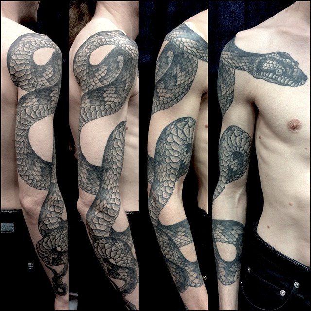 Tattoo Sleeve Snake