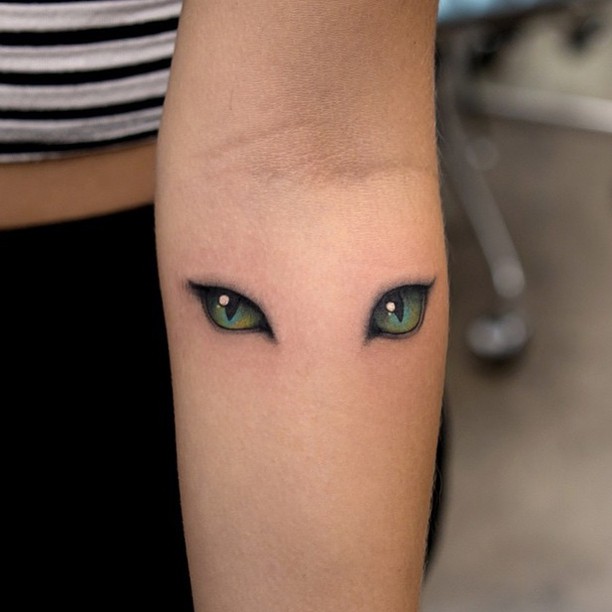 Cat Eyes Tattoo