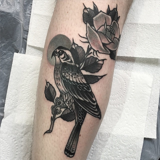 BirdsRose by David Gordon TattooNOW