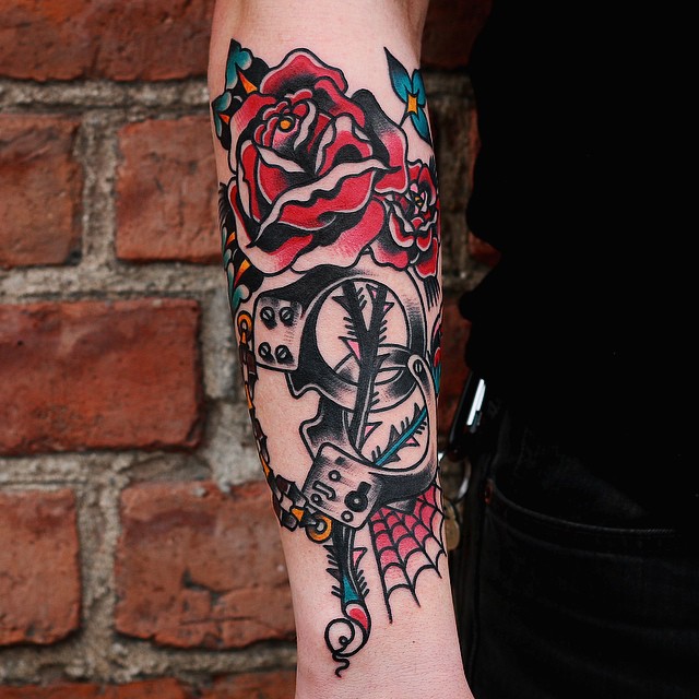 large victorian rose tattoo | rose | A Gypsy Rose Tattoo New Orleans |  Flickr