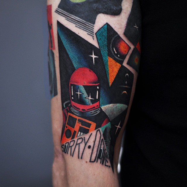 Sorry Dave Space Odyssey Tattoo
