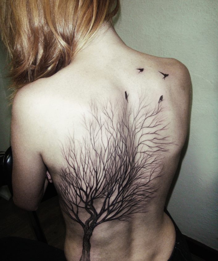 Tree back tattoo - Best Tattoo Ideas Gallery