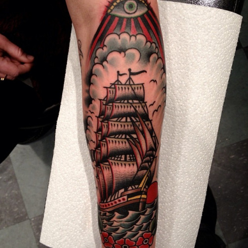 30 Cool Sailing Ship Tattoos | Best Tattoo Ideas Gallery