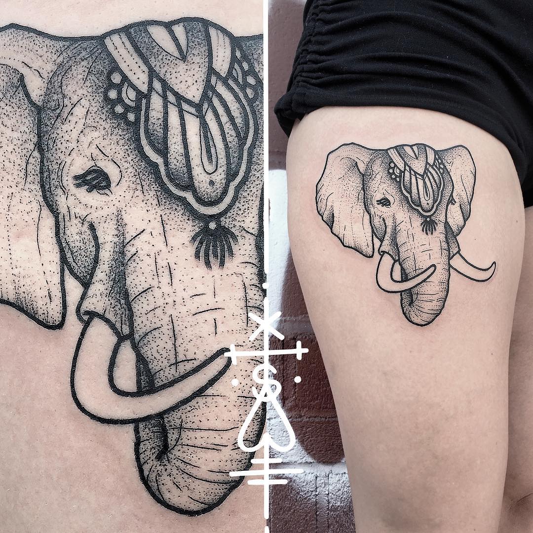 Baby Elephant Tattoo for Parlour at Rs 499/inch in Bengaluru | ID:  21990273348-tiepthilienket.edu.vn