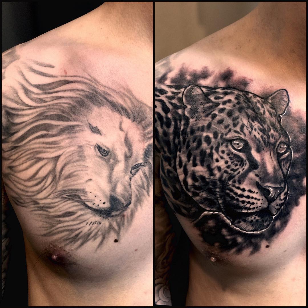 Tattoo Cover Up Before and After