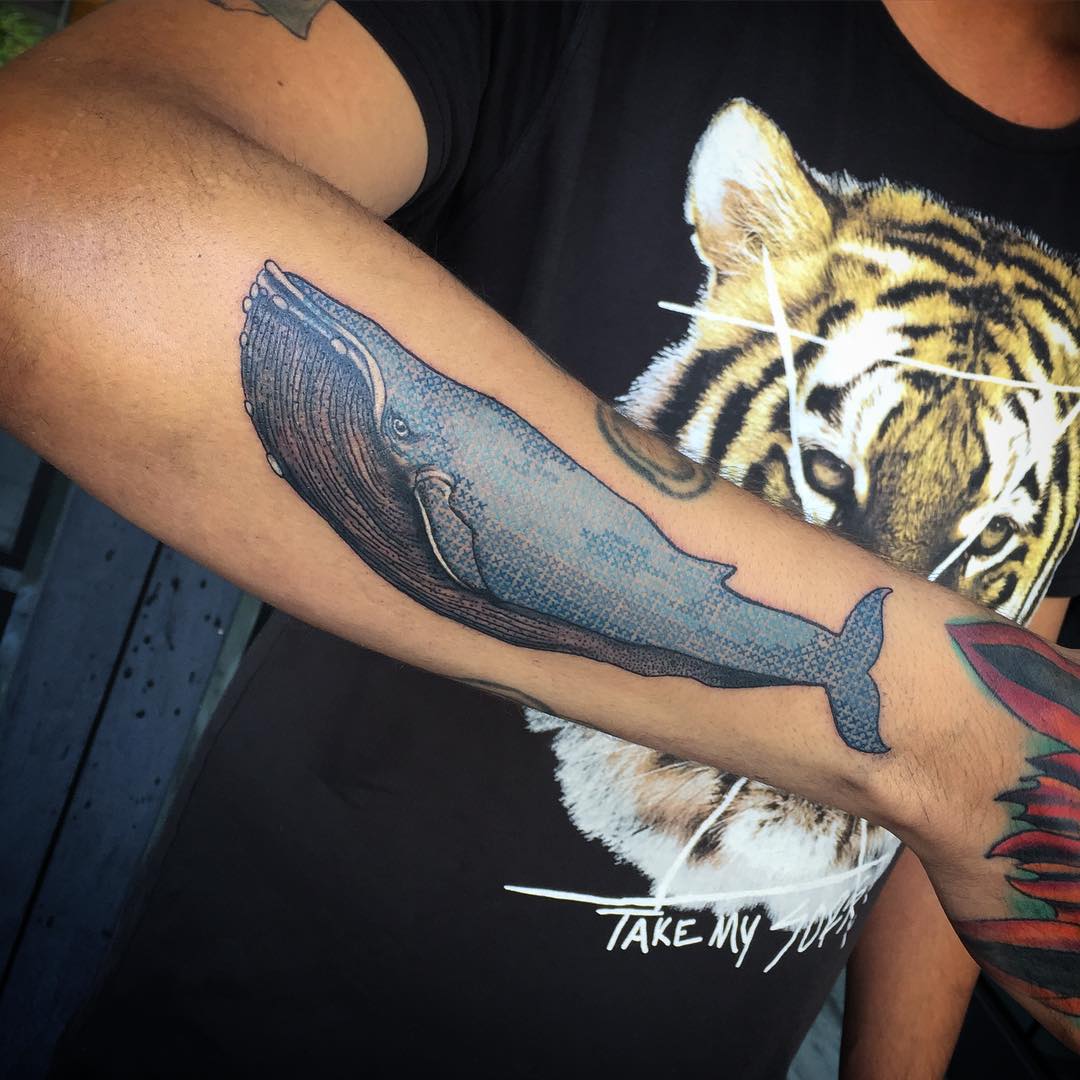 Whale Tattoo Design