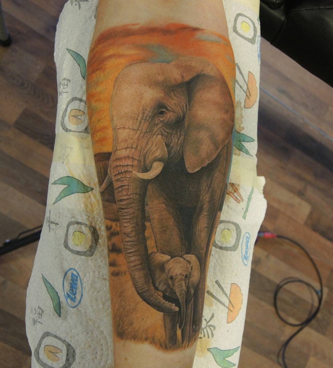 African Elephant Tattoo - Best Tattoo Ideas Gallery