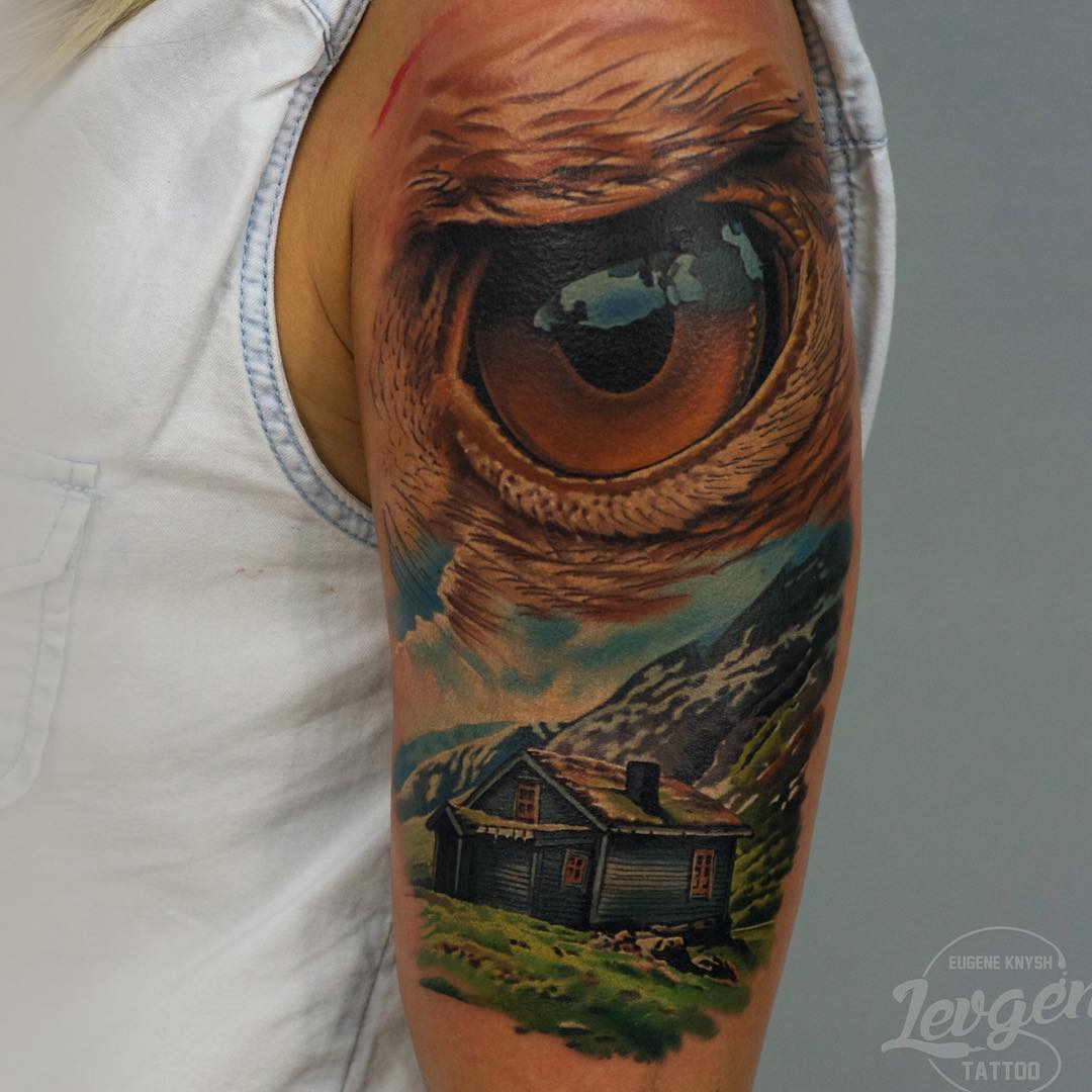 Oak Adams Eagle Eye by Oak Adams: TattooNOW