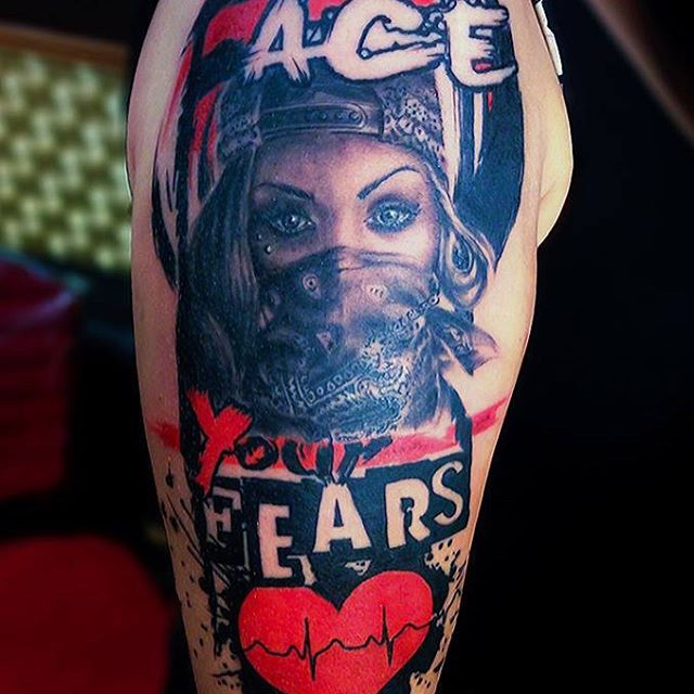 Face Your Fears Tattoo