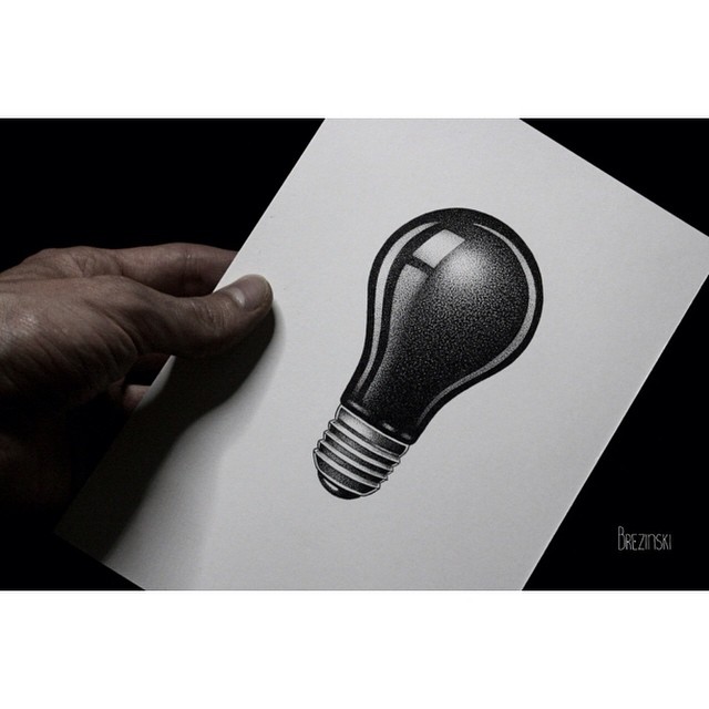 Light Bulb Tatto Design