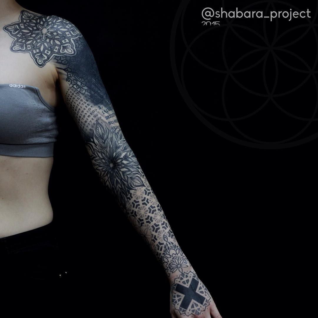 Mandala Sleeve Tattoo by Shabara Art Project