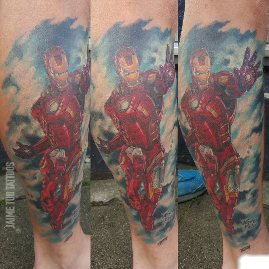 Marvel Ironman Tattoo