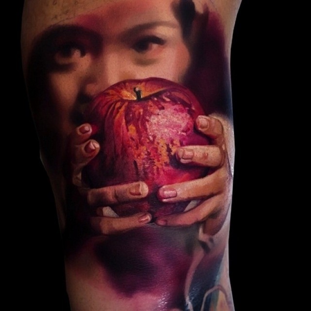 Red Apple Tattoo