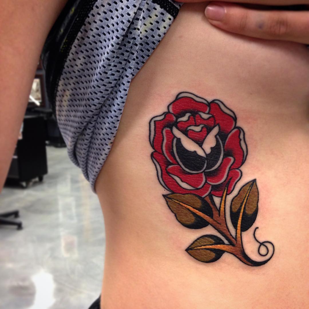 Rose Tattoo for Girls