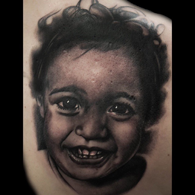 Tattoo Baby Portrait